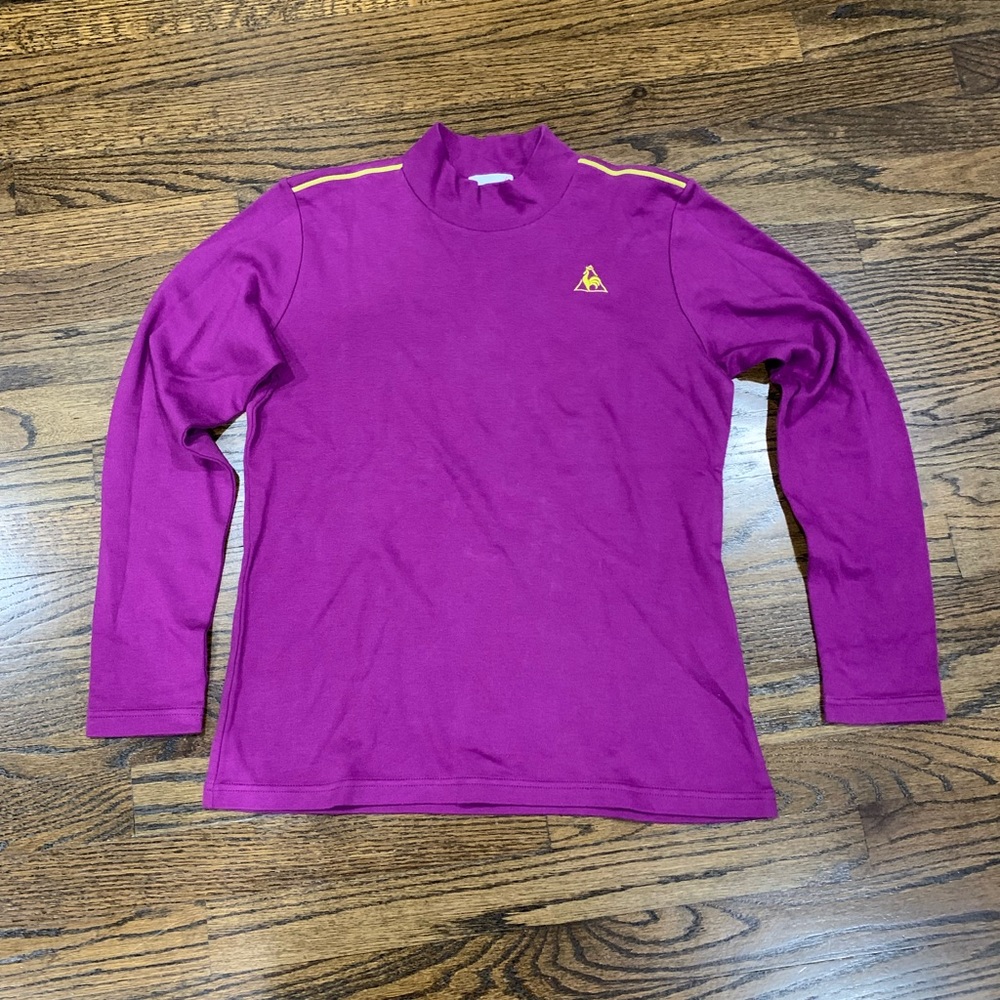New Le Coq Sportif Purple Long Sleeve Japan Size Large Women’s